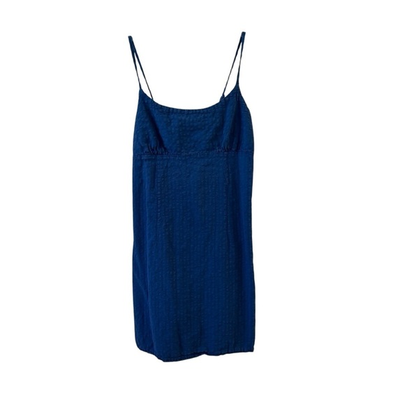 Casual Blue Spaghetti Strap Dress Small - Picture 1 of 10